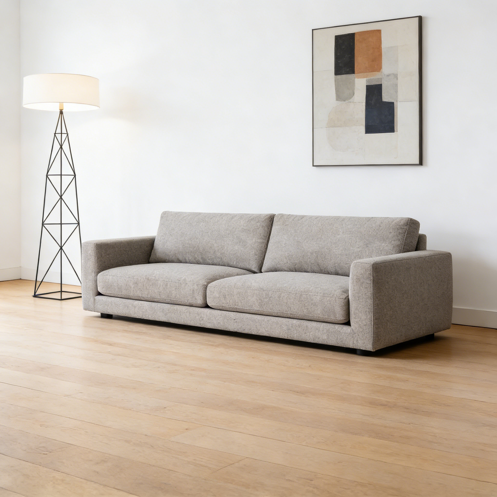 Aura Sofa - Bohoes Samt Grau