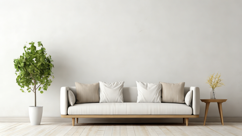 Circle Couchtisch - Holz Tischplatte (Schwarz) - Mitte des Jahrhundertses Design aus Holz