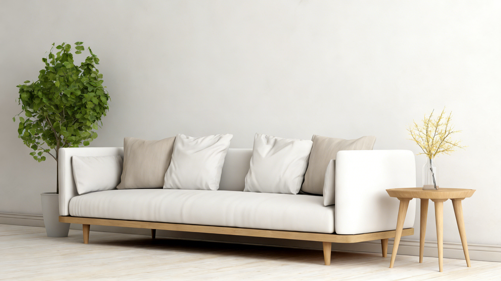 Cosmo Sofa - Modernes Velours Wei?