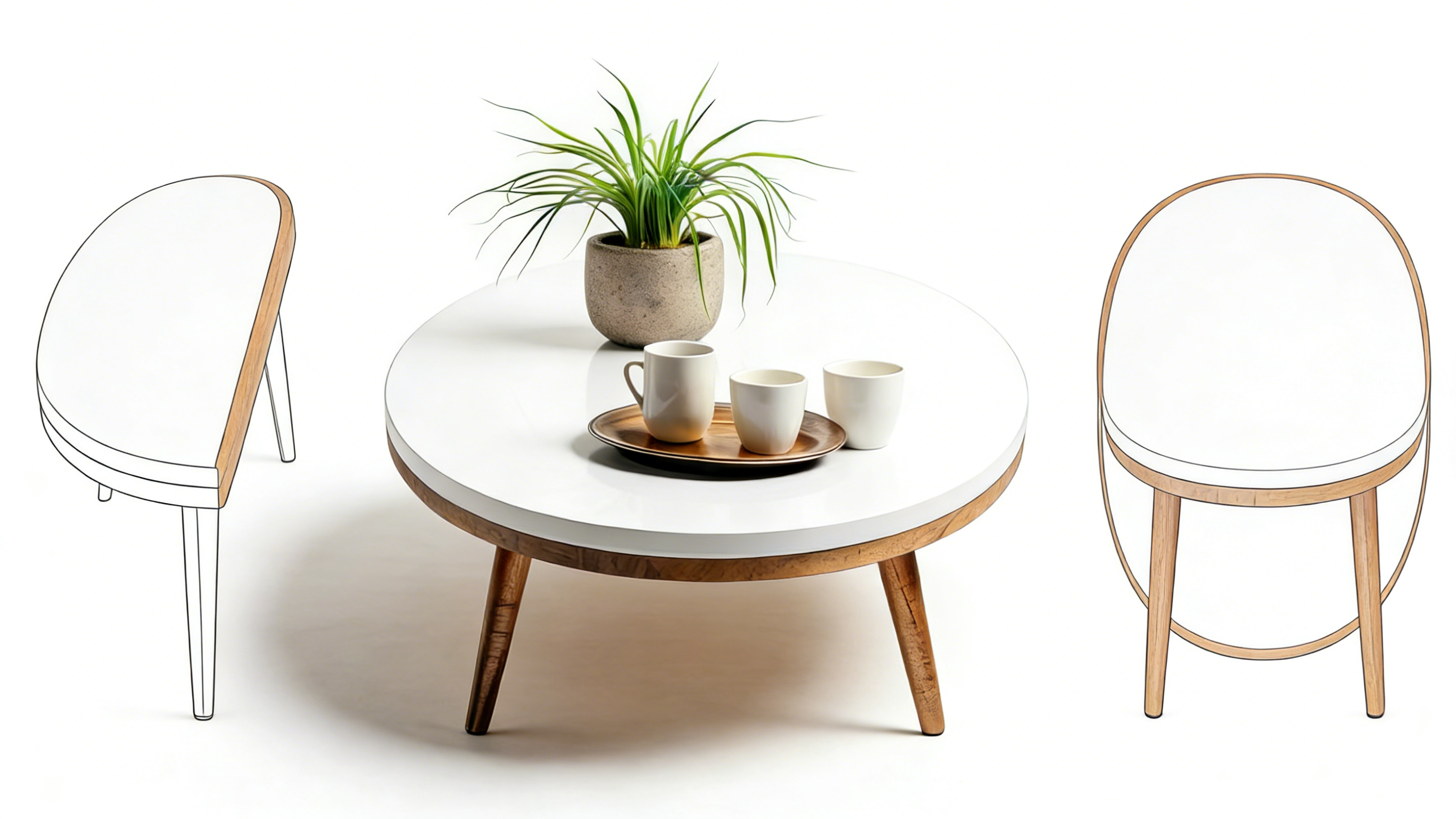 Cosmo Sofa - Bohoes Leder Wei?