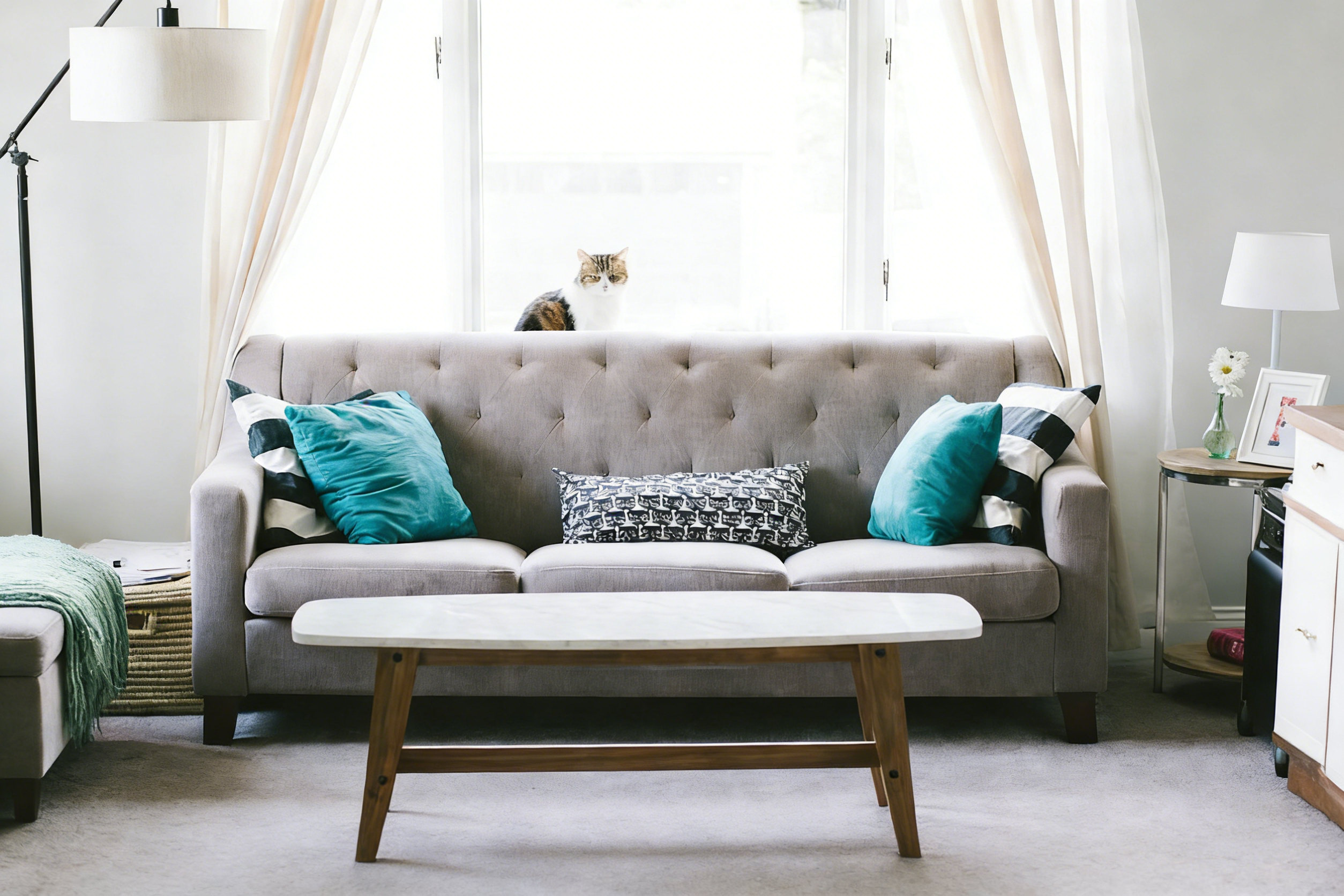 Light Lampe aus Stoff - Minimalistisches Design - Minimalistisches Design aus Stoff