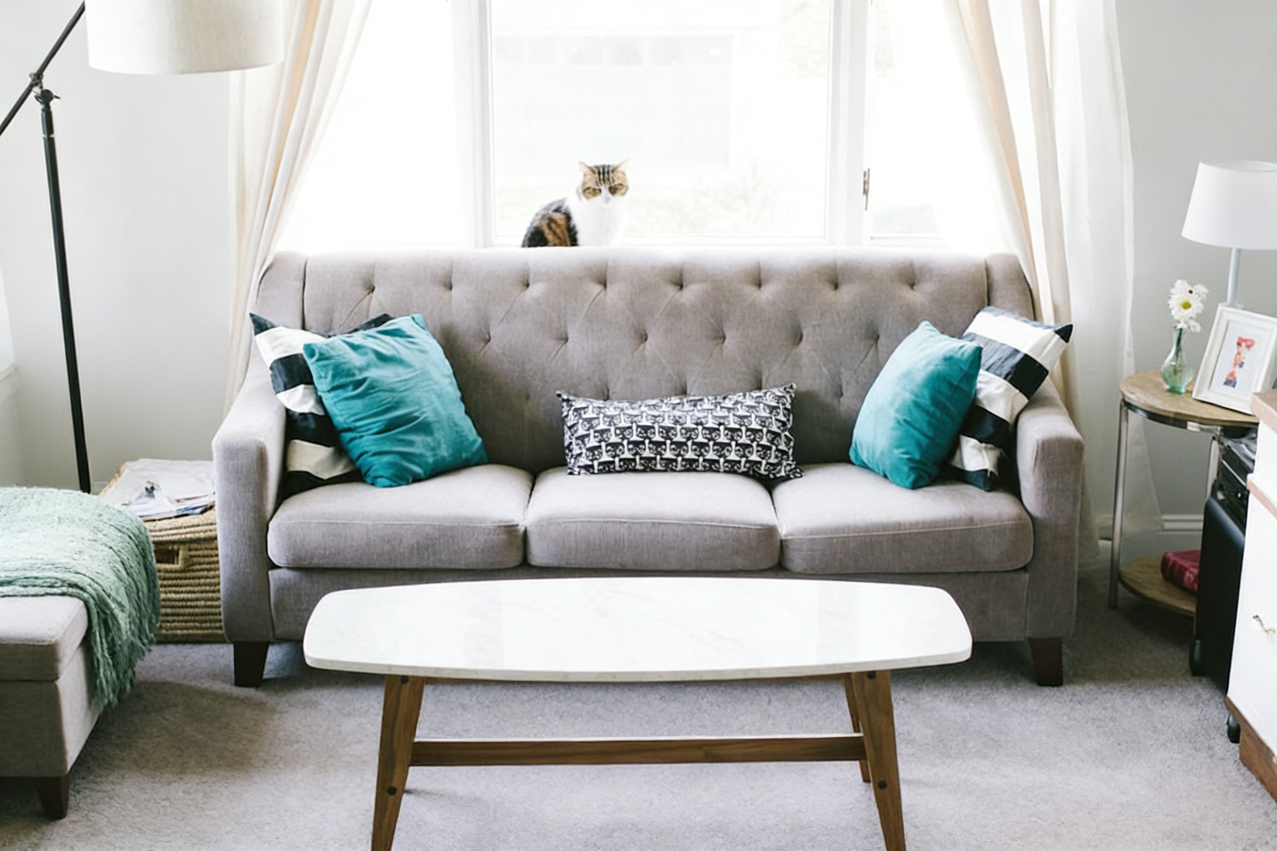 Light Lampe aus Stoff - Minimalistisches Design