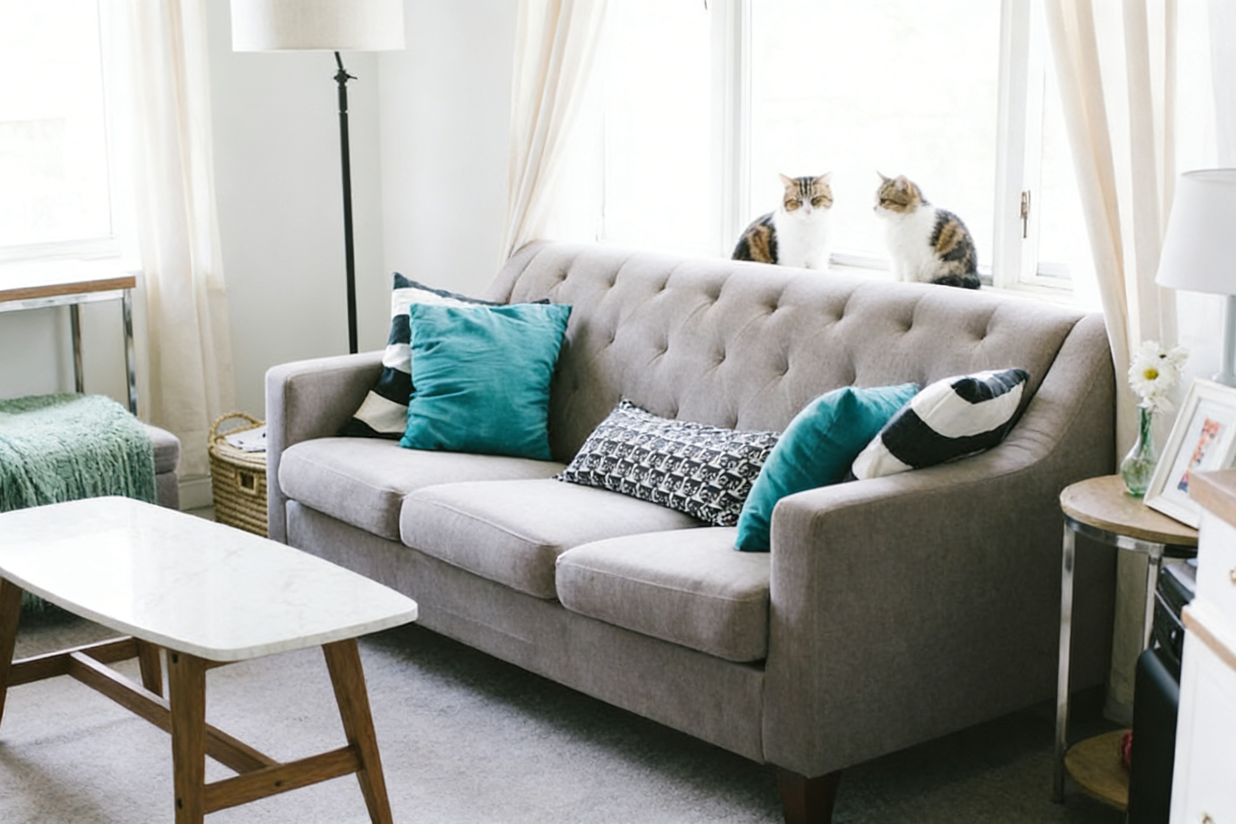 Rest Bett mit Samt-Kopfteil - Schwarz